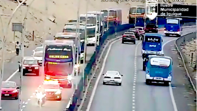 Photo of En 14 buses llevan hasta Iquique a ciudadanos bolivianos