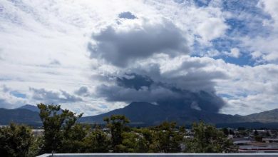Photo of Continúa alerta por erupción del volcán Aso