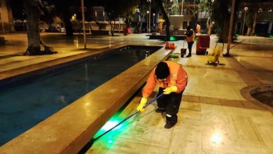 Photo of Operativo de limpieza en plaza 23 Marzo encabezó Alcalde Eliecer Chamorro