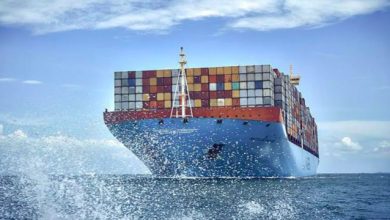 Photo of Gigantesco portacontenedores de Maersk encalla frente a una isla alemana