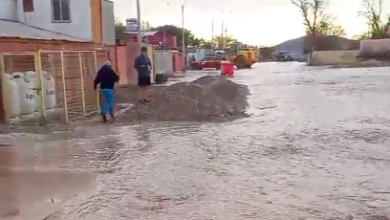 Photo of Fuerte aluvión en ruta 25 Sierra Gorda