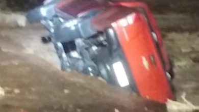Photo of Tres heridos al volcar camioneta en ruta 23 a San Pedro de Atacama