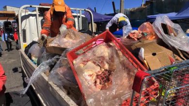 Photo of Toneladas de carne y alimentos fueron incautados en la Feria de las Pulgas