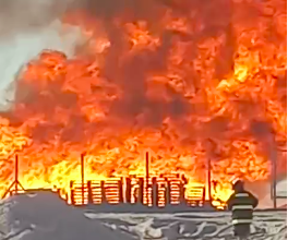 Photo of Incendio en bodega de planta fotovoltaica movilizó bomberos de Calama, Tocopilla y María Elena