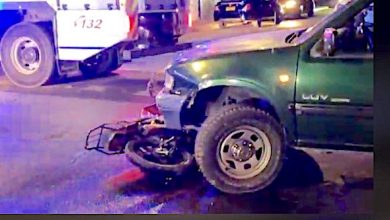 Photo of Camioneta colisiona con motorista