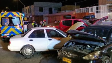 Photo of Triple colisión de vehículos deja varios heridos