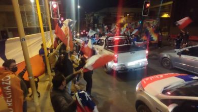 Photo of Calama celebró en las calles el triunfo del Rechazo