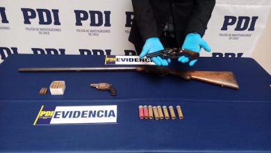 Photo of PDI Antofagasta recupera tres armas y municiones