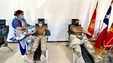 Photo of La Brigada Motorizada Nº 1 Calama realizó donación de sangre al Hospital de Calama