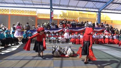 Photo of La Escuela de Párvulos los Conejitos realizó una muestra folclórica con todos los estudiantes