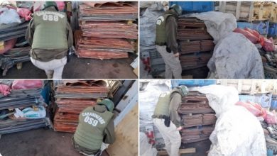 Photo of Recuperan 3.500 kilos de cobre en cátodos robados en asalto a convoy de FCAB