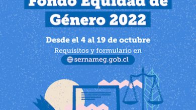 Photo of SernamEG abre las postulaciones al Fondo Equidad de Género 2022