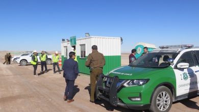 Photo of Reponen garita provisoria para control carretero en la ruta que une Calama con Sierra Gorda