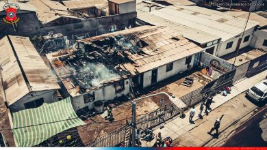 Photo of Lactante de un año seis meses muere en incendio en ex sede Cruz Roja Iquique