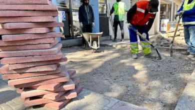 Photo of Cambian baldosas en centro de Calama