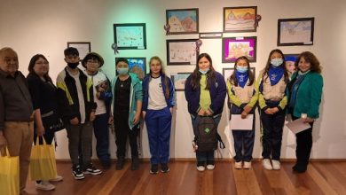 Photo of INAUGURAN EXPOSICIÓN ESCOLAR DE DIBUJOS RUPESTRES EN BIBLIOTECA REGIONAL