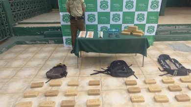 Photo of Carabineros evita el tráfico de 270 mil dosis de pasta base de cocaína