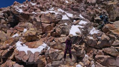Photo of Chilenos lograron récord mundial de Highline en el volcán más alto de la tierra