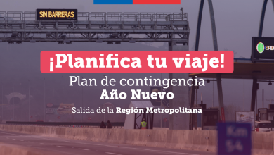 Photo of Conoce el Plan de Contingencia en carreteras si viajas desde o hacia la Región Metropolitana para celebrar Año Nuevo