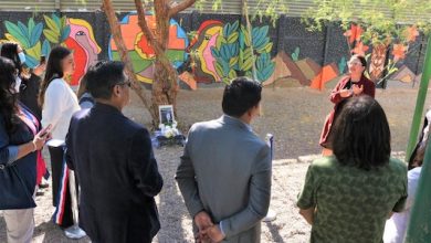Photo of LICEO RADOMIRO TOMIC INAUGURÓ “MURAL PURIFICADOR DE AIRE” CON DISEÑOS TRADICIONALES DE LA ZONA NORTE
