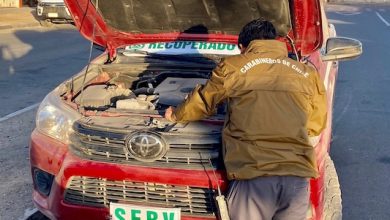 Photo of SEBV Carabineros Calama logra detener a delincuentes y recupera camioneta robada
