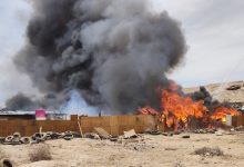 Photo of Un incendio de proporciones afecto bodegas y casas en Quebrada Quetena