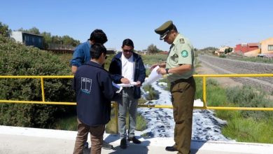 Photo of Delegación y Carabineros inspeccionan los principales puntos críticos del  plan de lluvias estivales en Calama