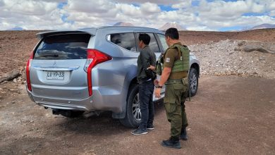 Photo of Carabineros de Toconao recuperan vehículo sustraído en Concón y detienen al sujeto que lo conducía