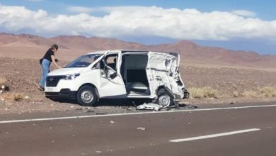 Photo of Dos heridos tras colisión entre bus y mini bus ruta 23CH