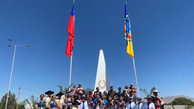 Photo of Con izamiento  de bandera de Chile y de Calama y reinstalación de plaza del 79 se dio inicio aniversario de Calama