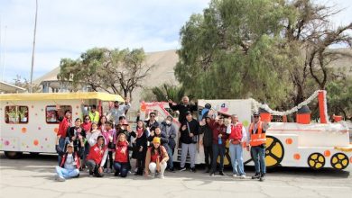 Photo of Niños y niñas de Teletón Calama disfrutan recorrido en el Tren Minero durante aniversario 108 de Chuquicamata