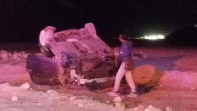 Photo of 3 heridos en volcamiento de auto en cruce a Mina RT ruta Chiu Chiu