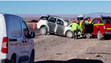 Photo of Vehículo menor se accidente cerca mina Spence