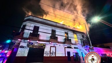 Photo of Incendio destruye antigua casona en pleno centro de Antofagasta