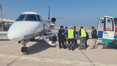 Photo of Llegó en avión ambulancia el camioneros herido a bala en Bolivia