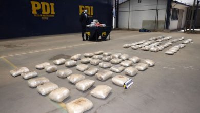 Photo of PDI incauta 107 kilos de cannabis trasladada desde Calama hasta Santiago