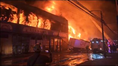 Photo of Dantesco incendio en ZOFRI