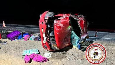 Photo of Dos muertos y 3 heridos en volcamiento de vehículo en ruta B-710