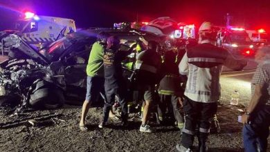 Photo of 7 heridos de consideración tras colisión frontal en ruta 5 norte