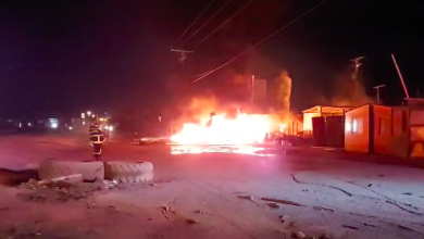 Photo of Incendio consumió taller de vulcanización ruta 5 norte