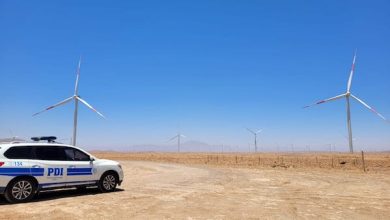 Photo of PDI investiga el hallazgo de un trabajador fallecido al interior de un parque eólico