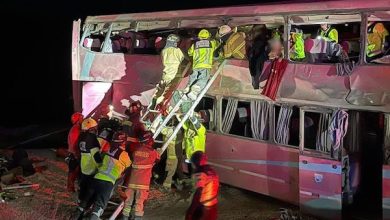 Photo of ACTUALIZA 07:28 am: Bus brasileño volcó en ruta CH27 Jama con San Pedro de Atacama, 2 muejeres muertas y varios heridos