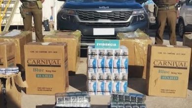 Photo of Carabineros de Sierra Gorda intercepta contrabando de 9.500 cajetillas de cigarrillos