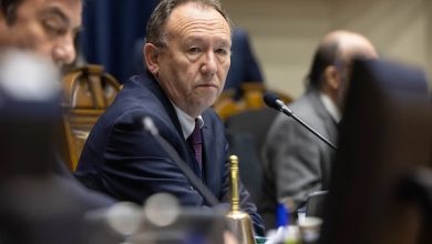 Photo of Presidente del Senado tras renuncia de General Director de Carabineros Ricardo Yáñez.