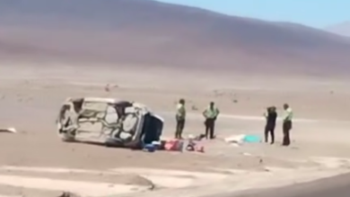 Photo of Fatal accidente ruta 5 norte kilómetro 1062