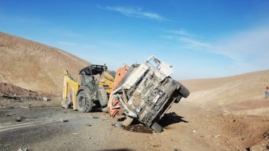 Photo of Dos heridos tras volcar camión 3/4 en ruta Cuesta Montecristo