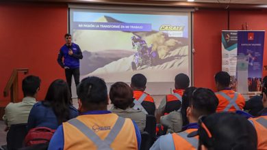 Photo of Ignacio Casale dio charla de seguridad y autocuidado en Ministro Hales