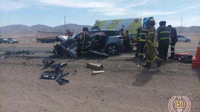 Photo of Ruben Rojo grave tras colisionar frontalmente con camión en ruta 5 norte