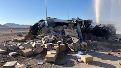 Photo of Dos heridos tras volcar camión que se dirigía a Calama