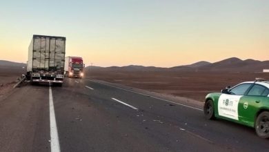 Photo of Un muerto en colisión de camión con vehículo menor ruta 5 norte